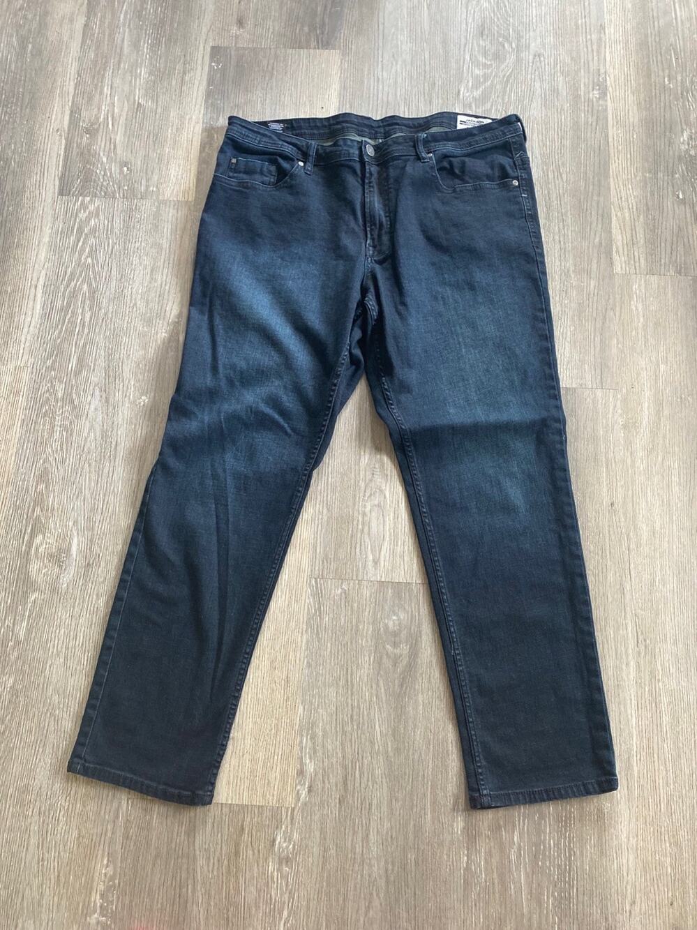 Buffalo David Bitton Jackson Straight Leg Stretch Jeans Dark Wash Size 40x32